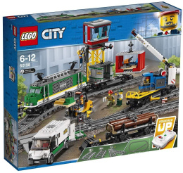 LEGO® 60198 City Trains Pociąg Towarowy - rabat na expressbuy.pl, nieznaczne wgięcie opakowania,oryginalne LEGO.