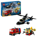 LEGO® City 60462 Zestaw z helikopterem, wozem strażackim i łodzią podwodną. Rabat na expressbuy.pl